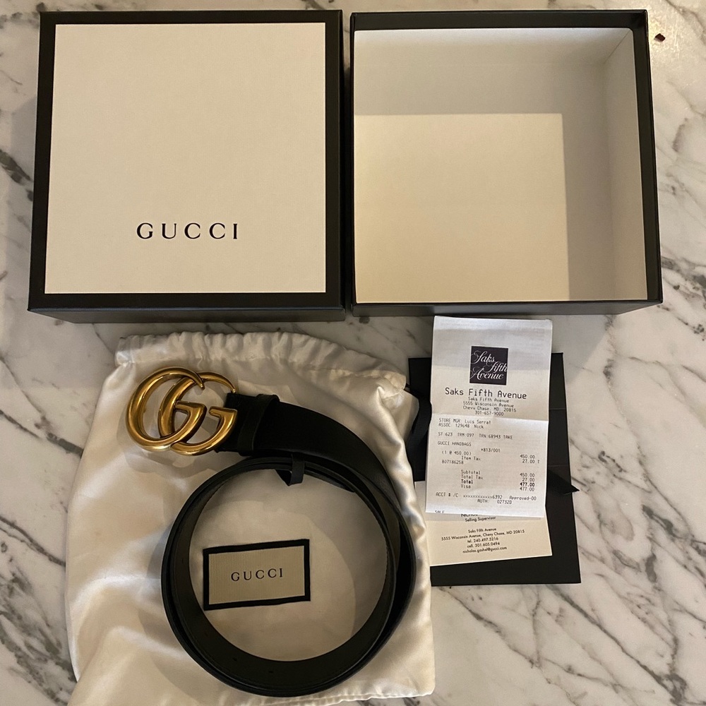 Gucci Belt new with receipt